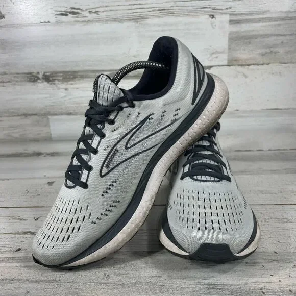 Brooks Womens Glycerin 19 Lace Up Running Athletic Sneakers Gray Size 12 - Picture 5 of 8